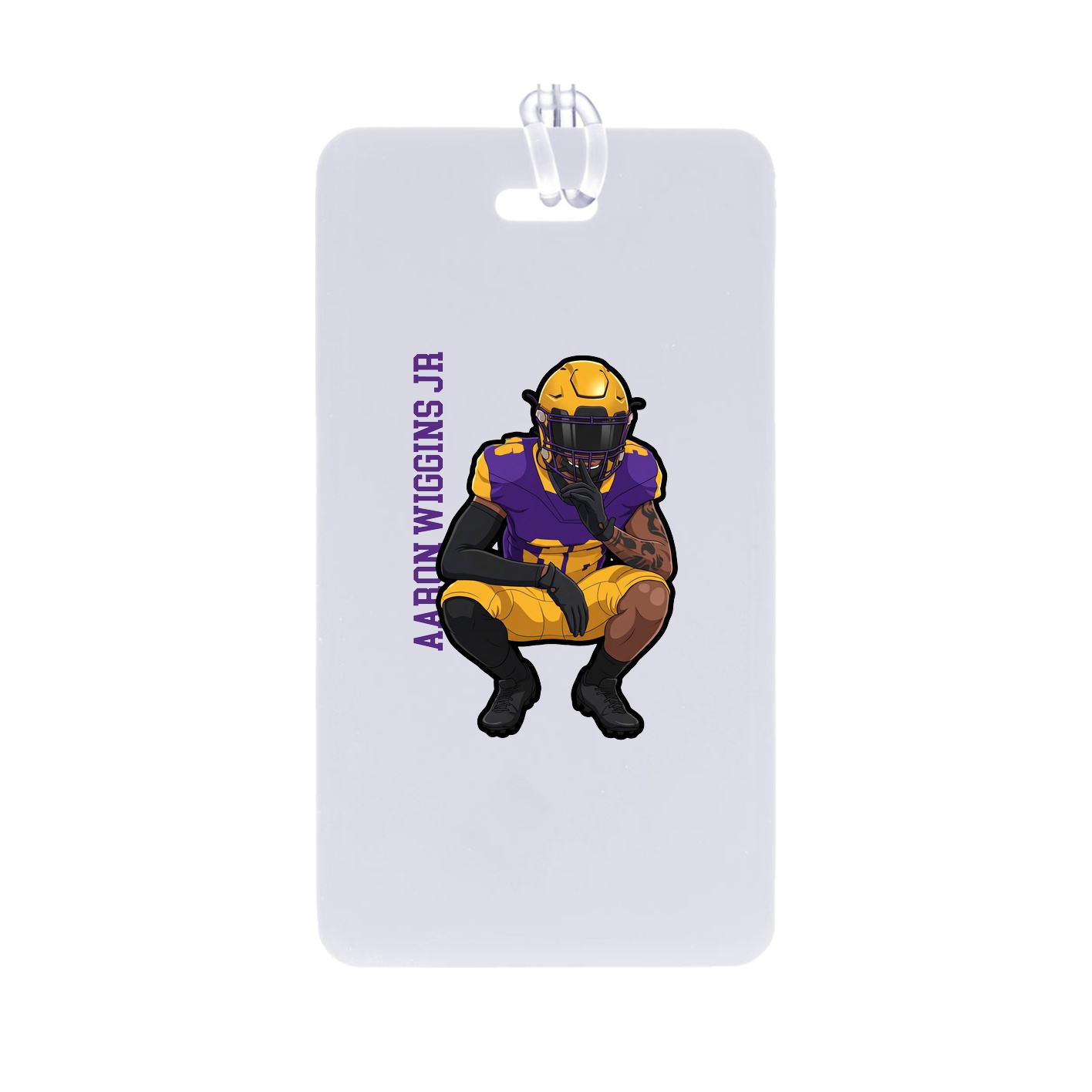 Bag Tag — Name Vertical in Classic