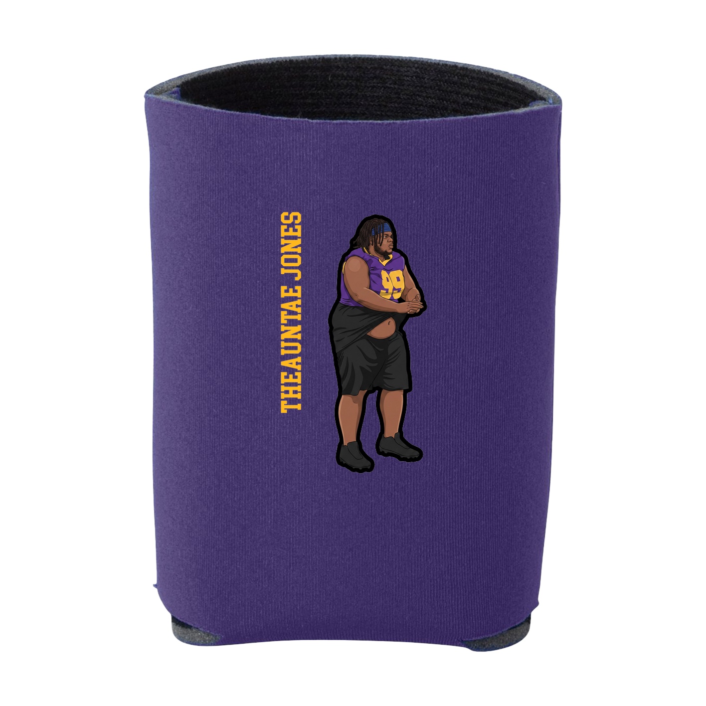 Can Holder — Name Vertical in Purple