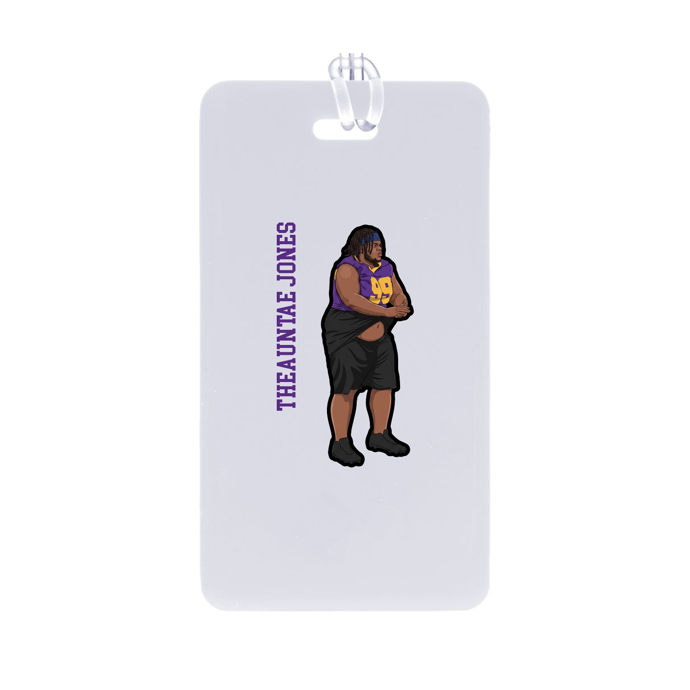 Bag Tag — Name Vertical in Classic