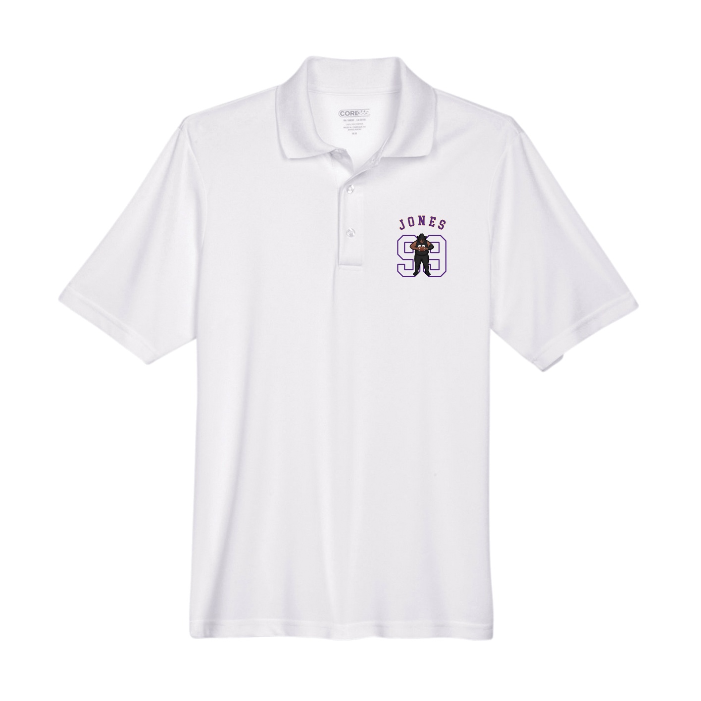 Performance Polo — Shirsey Arch in White