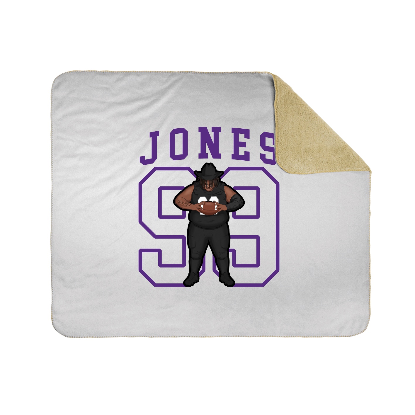Throw Blanket — Shirsey in White