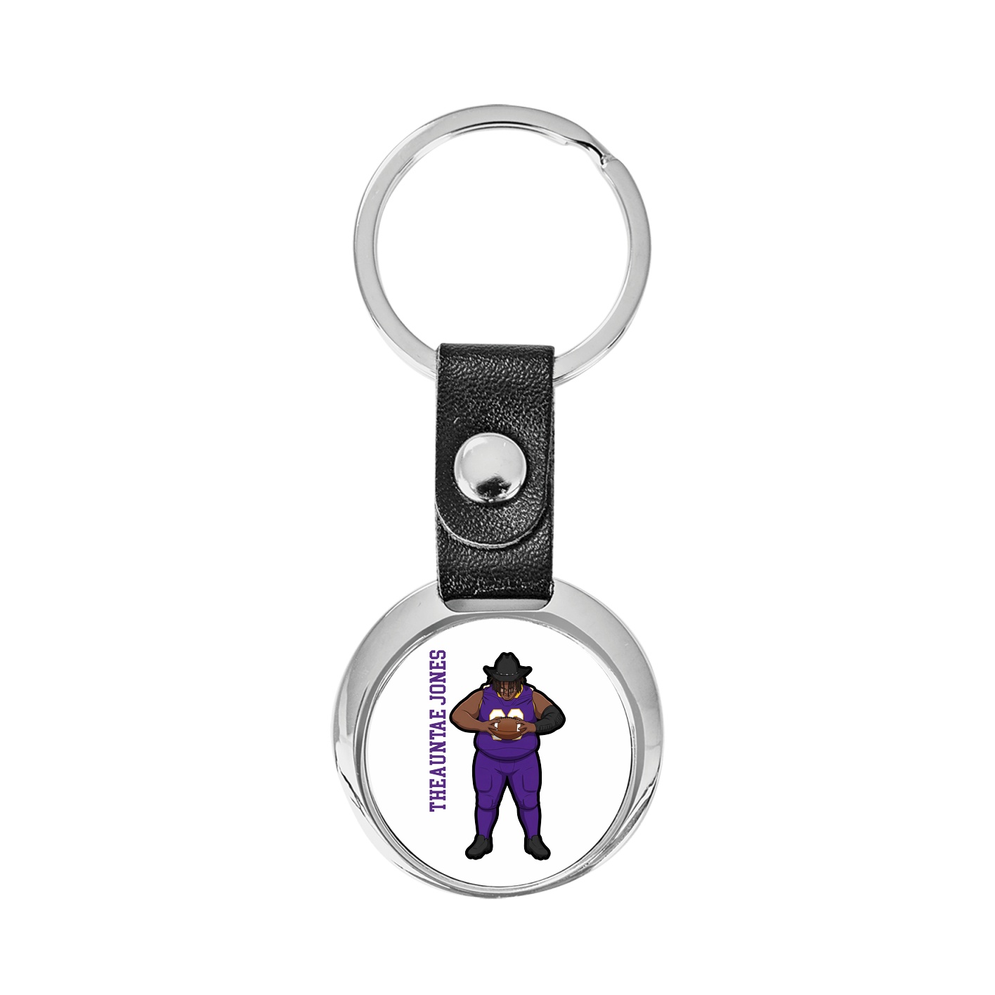 Key Chain — Name Vertical in Classic