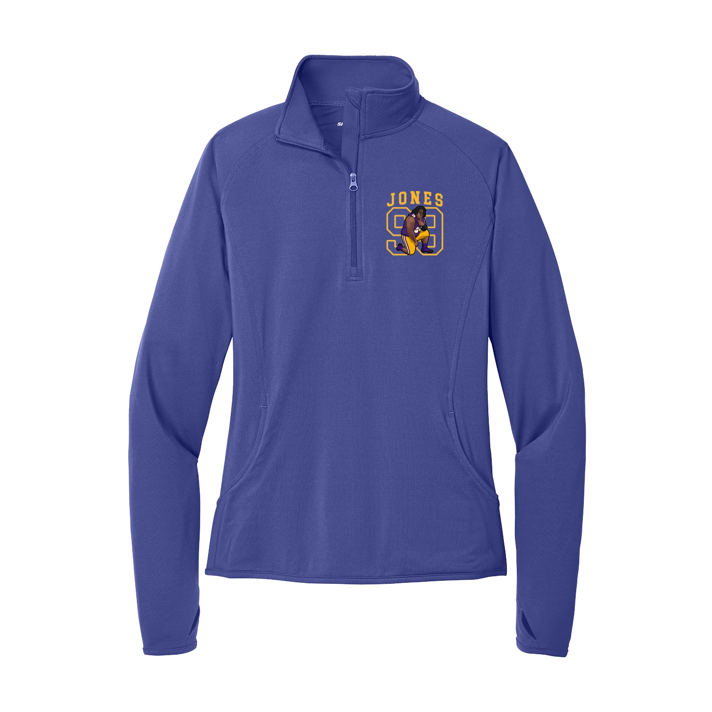 Women's Q-Zip Pullover — Shirsey in Purple