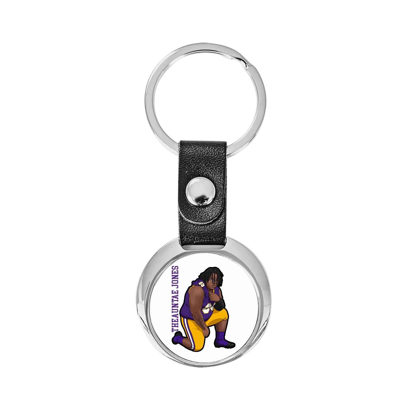 Key Chain — Name Vertical in Classic