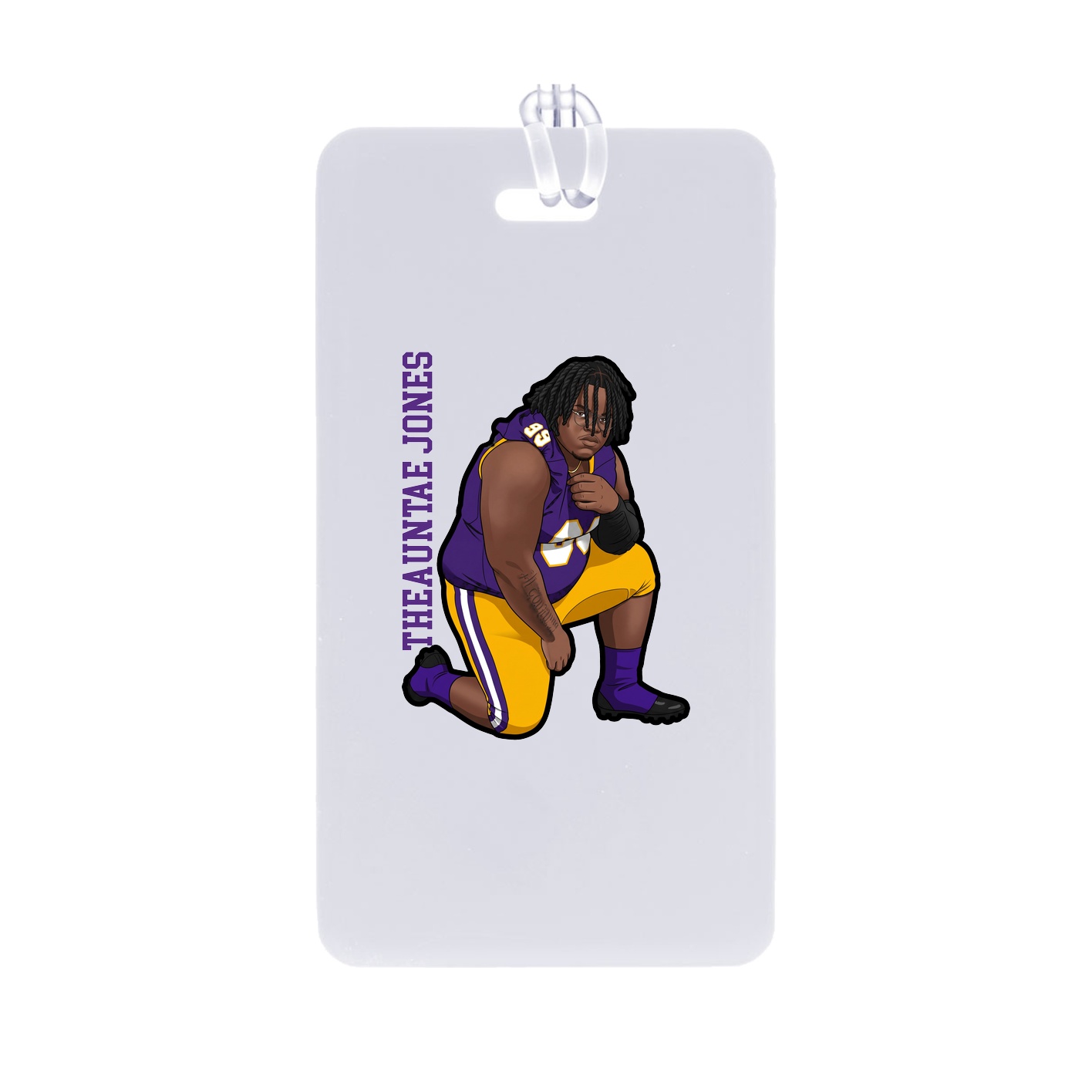 Bag Tag — Name Vertical in Classic