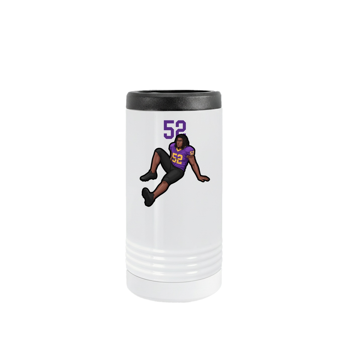 Slim Beverage Holder — Number Top in White