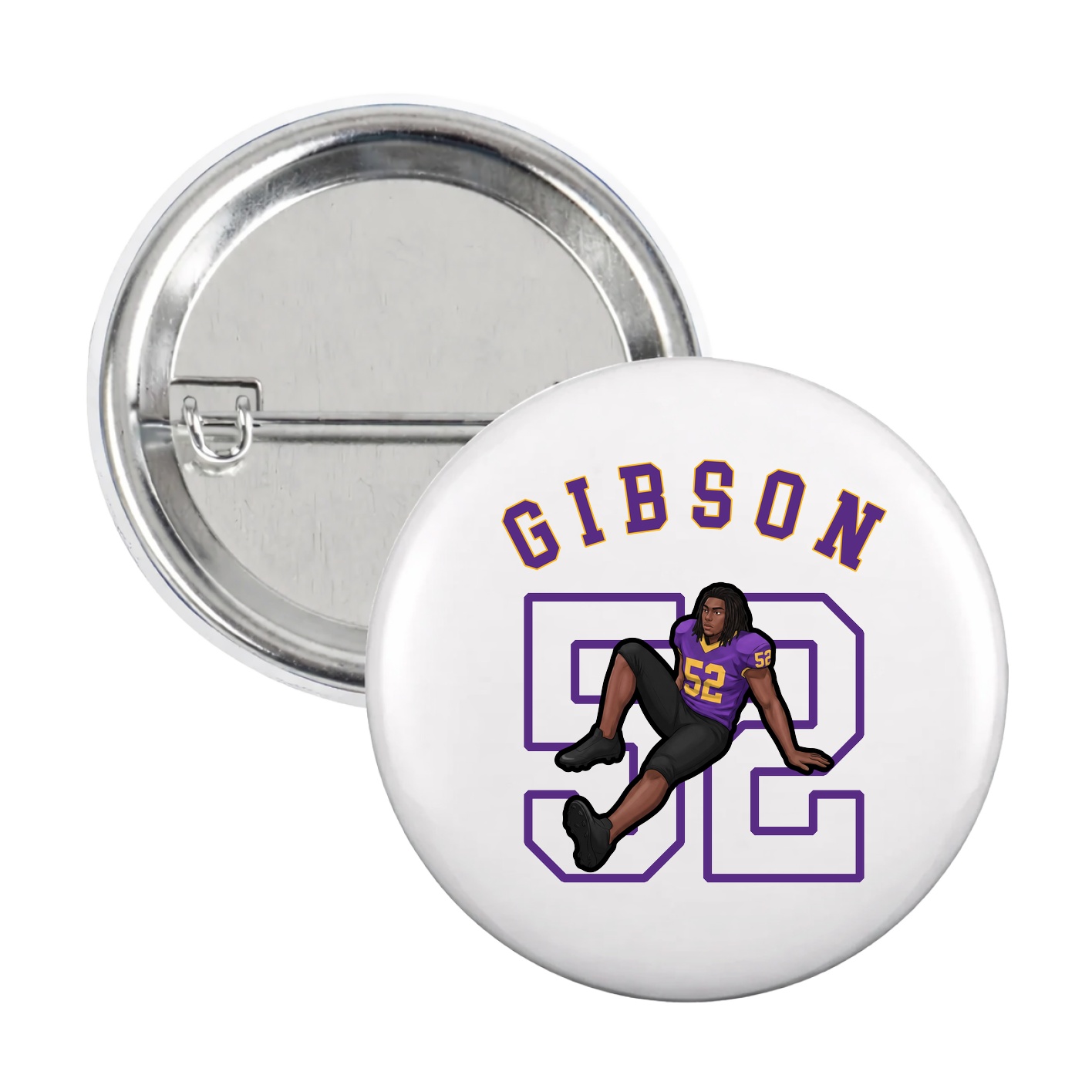 Game Day Button — Shirsey Arch in White