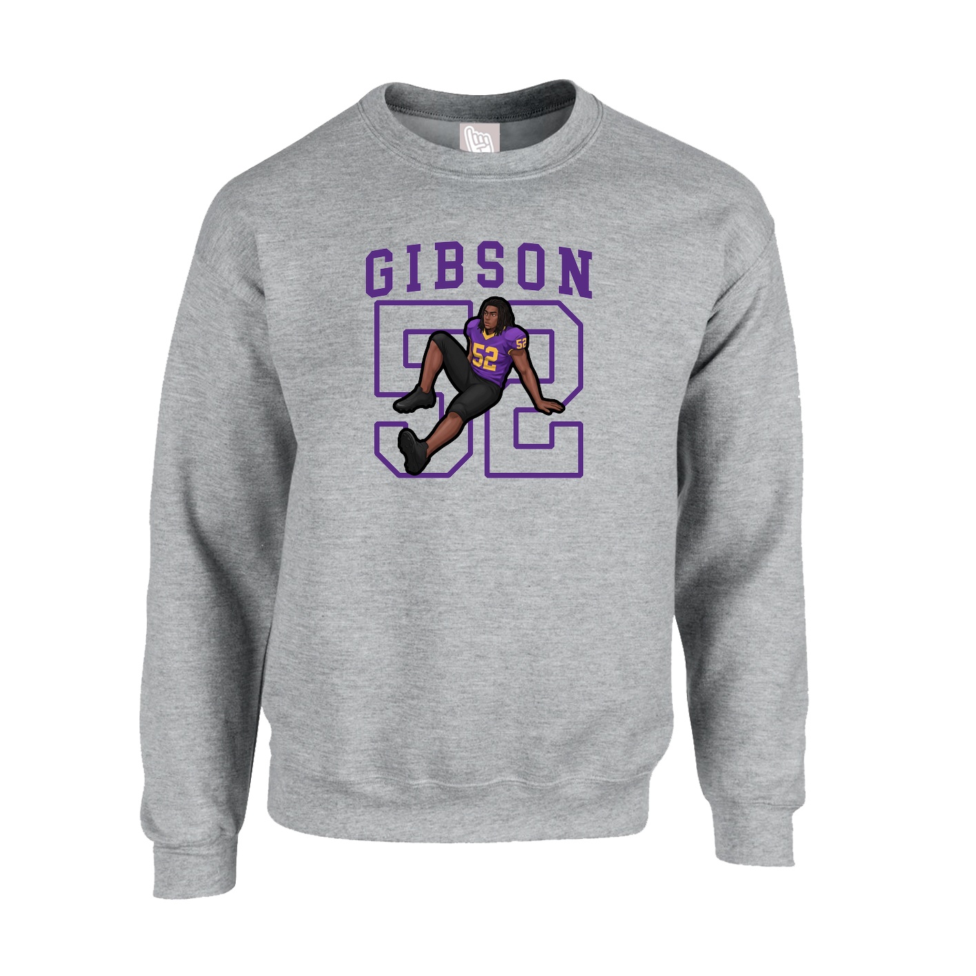 Fleece Crew — Shirsey in Grey