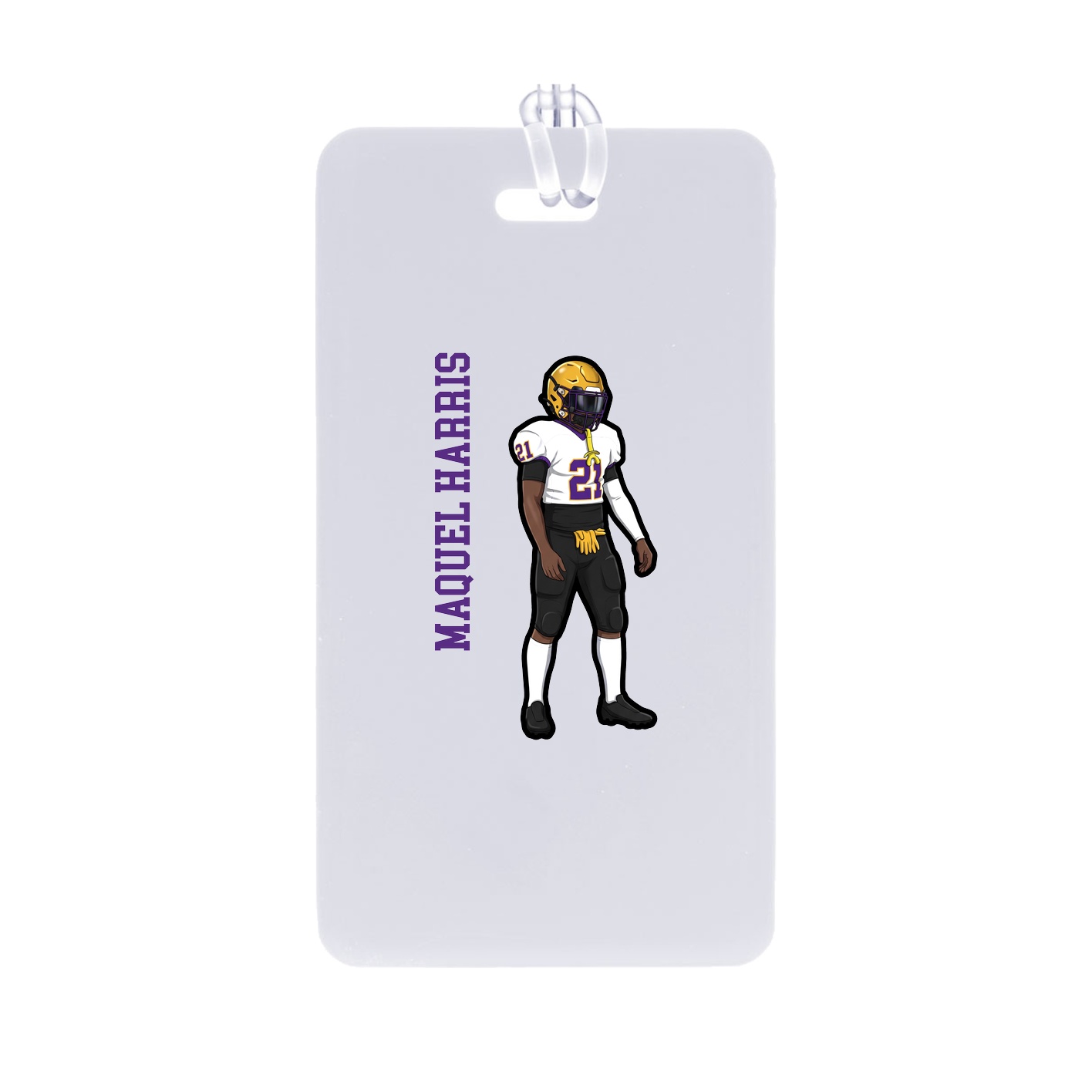 Bag Tag — Name Vertical in Classic