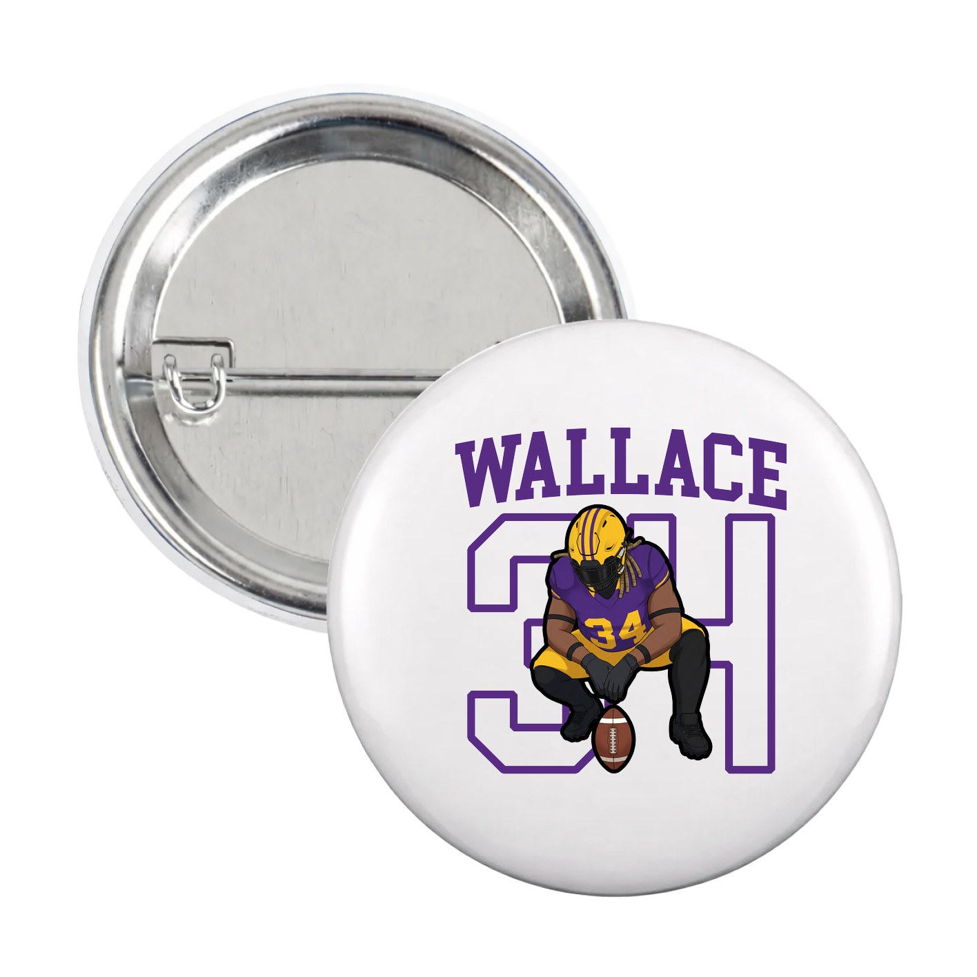 Game Day Button — Shirsey in White