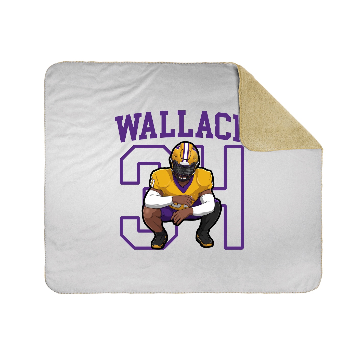 Throw Blanket — Shirsey in White