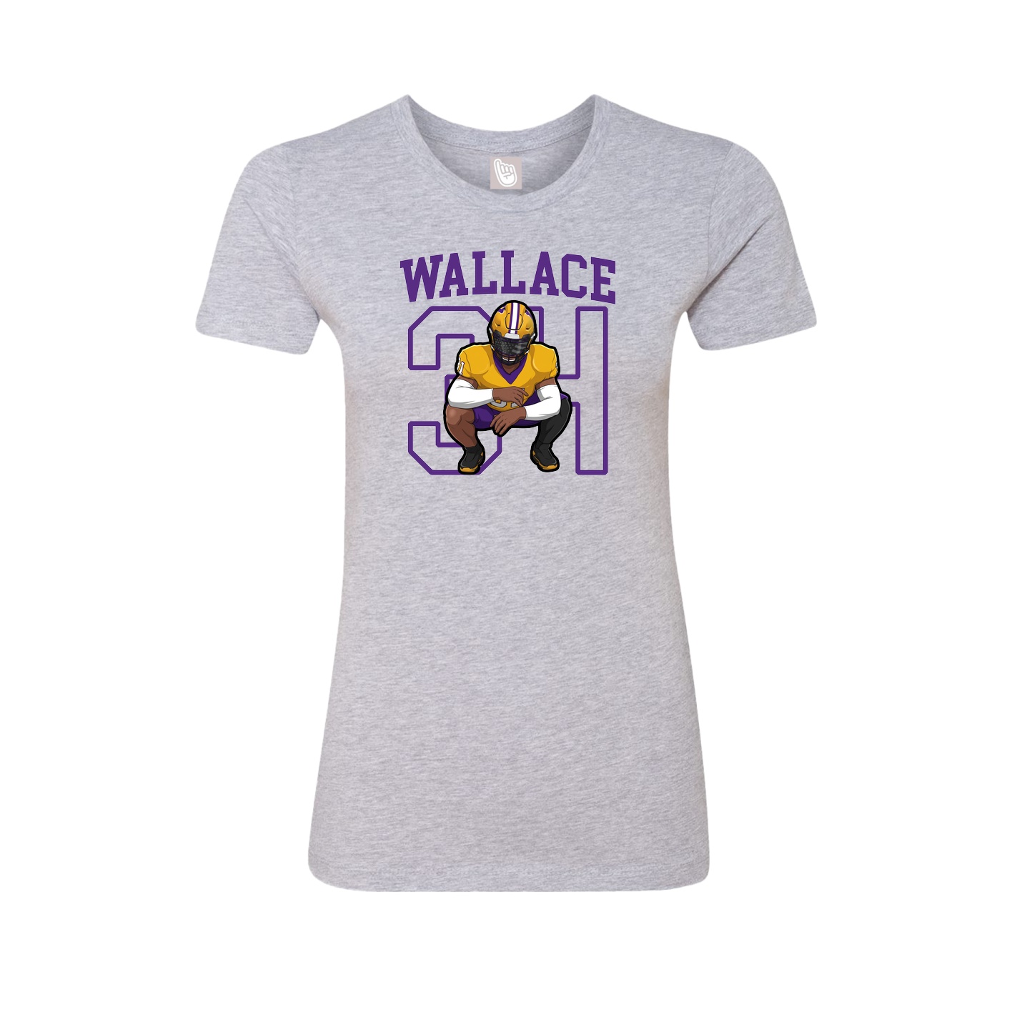 Fitted Women's Tee — Shirsey in Grey