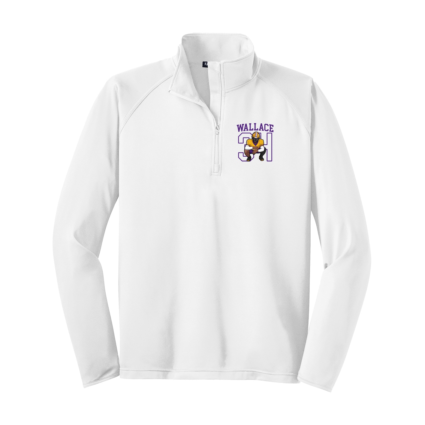 Q-Zip Pullover — Shirsey in White