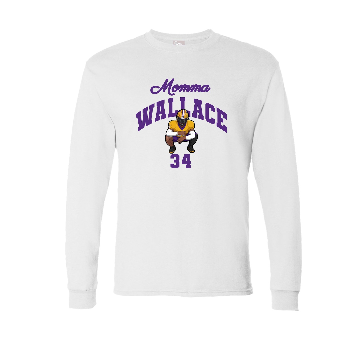 Long Sleeve Tee — Mothers Day Arch in White