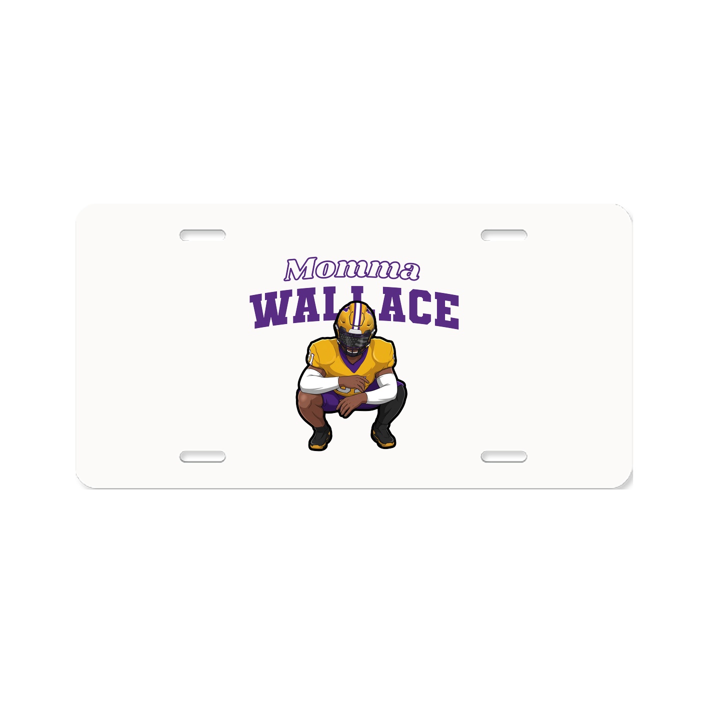 License Plate — Mothers Day Block in Classic