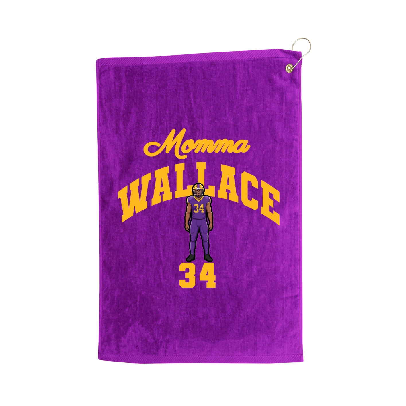 Golf Towel — Mothers Day Arch in Purple