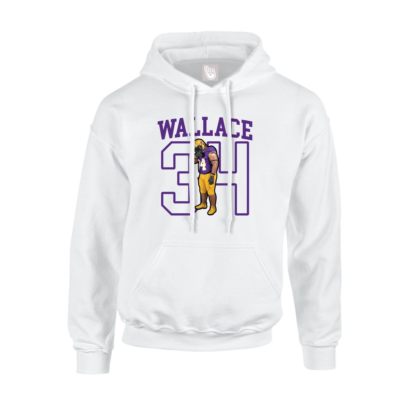 Hoodie — Shirsey in White