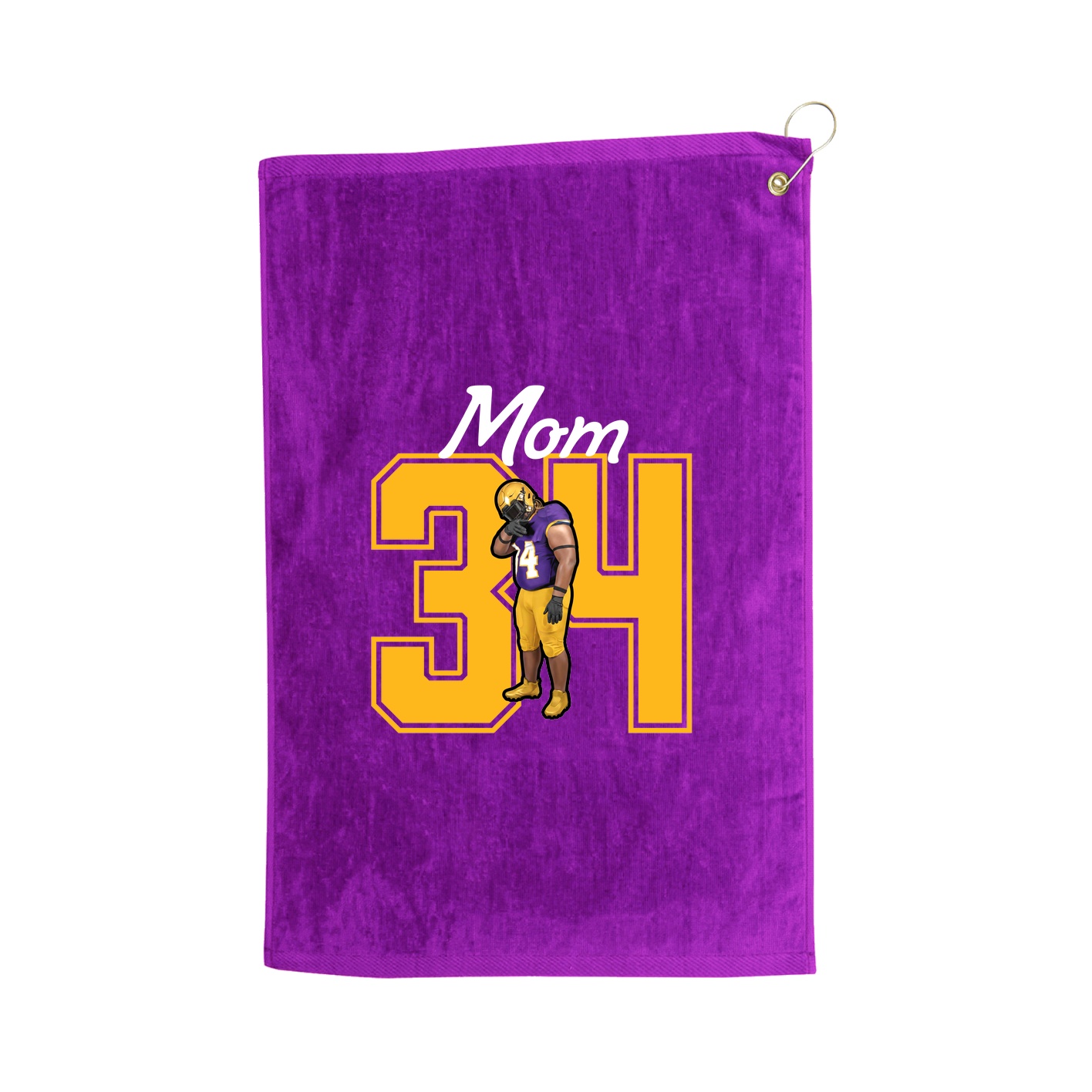 Golf Towel — Mothers Day Shirsey in Purple