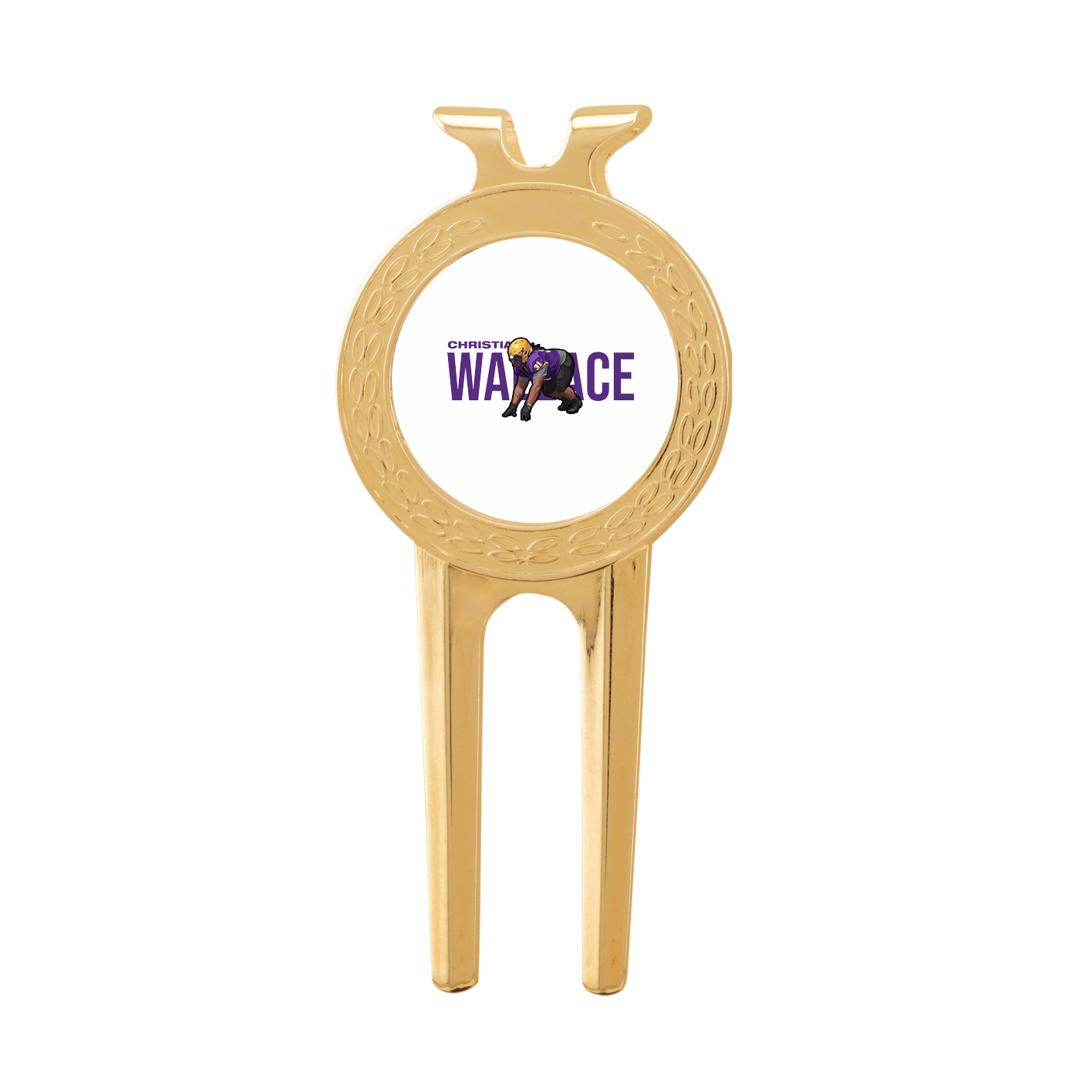 Divot Tool with Ball Marker — Player Name in Classic