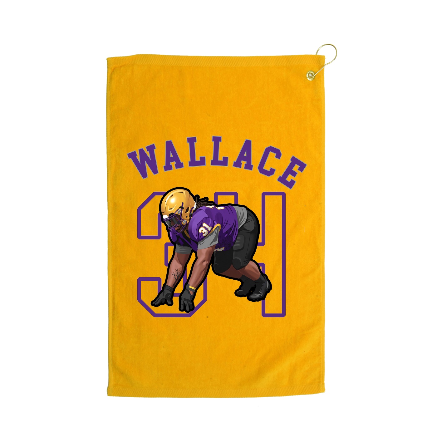Golf Towel — Shirsey Arch in Gold