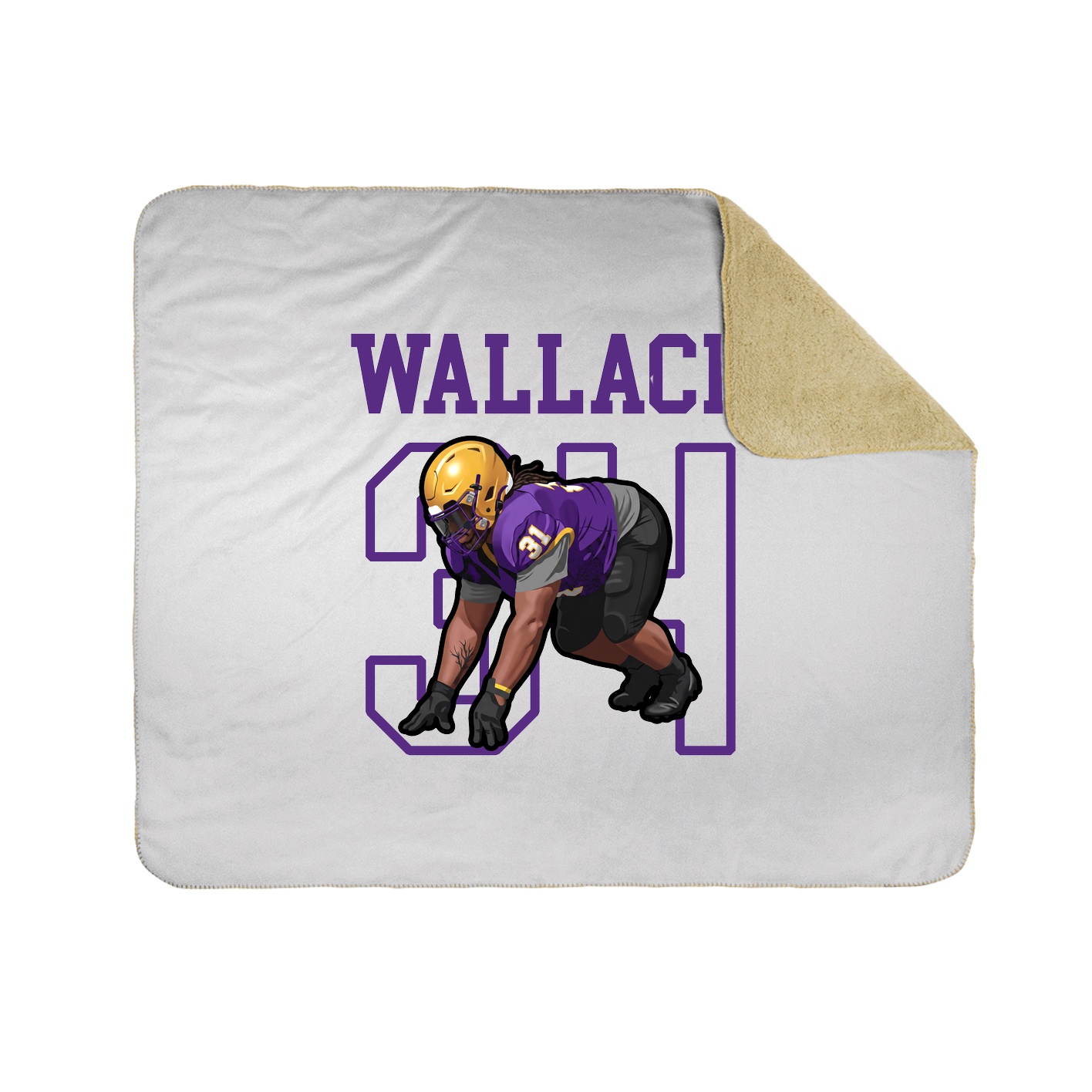 Throw Blanket — Shirsey in White
