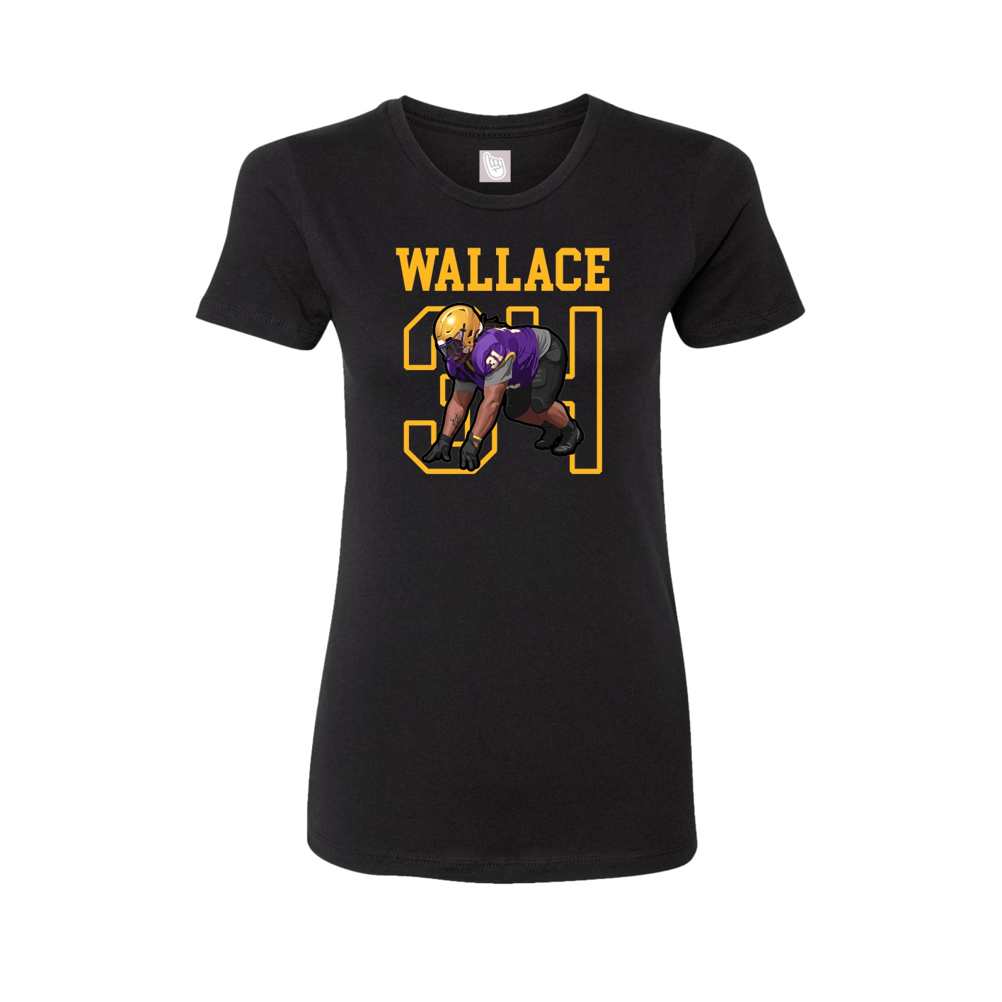 Fitted Women's Tee — Shirsey in Black
