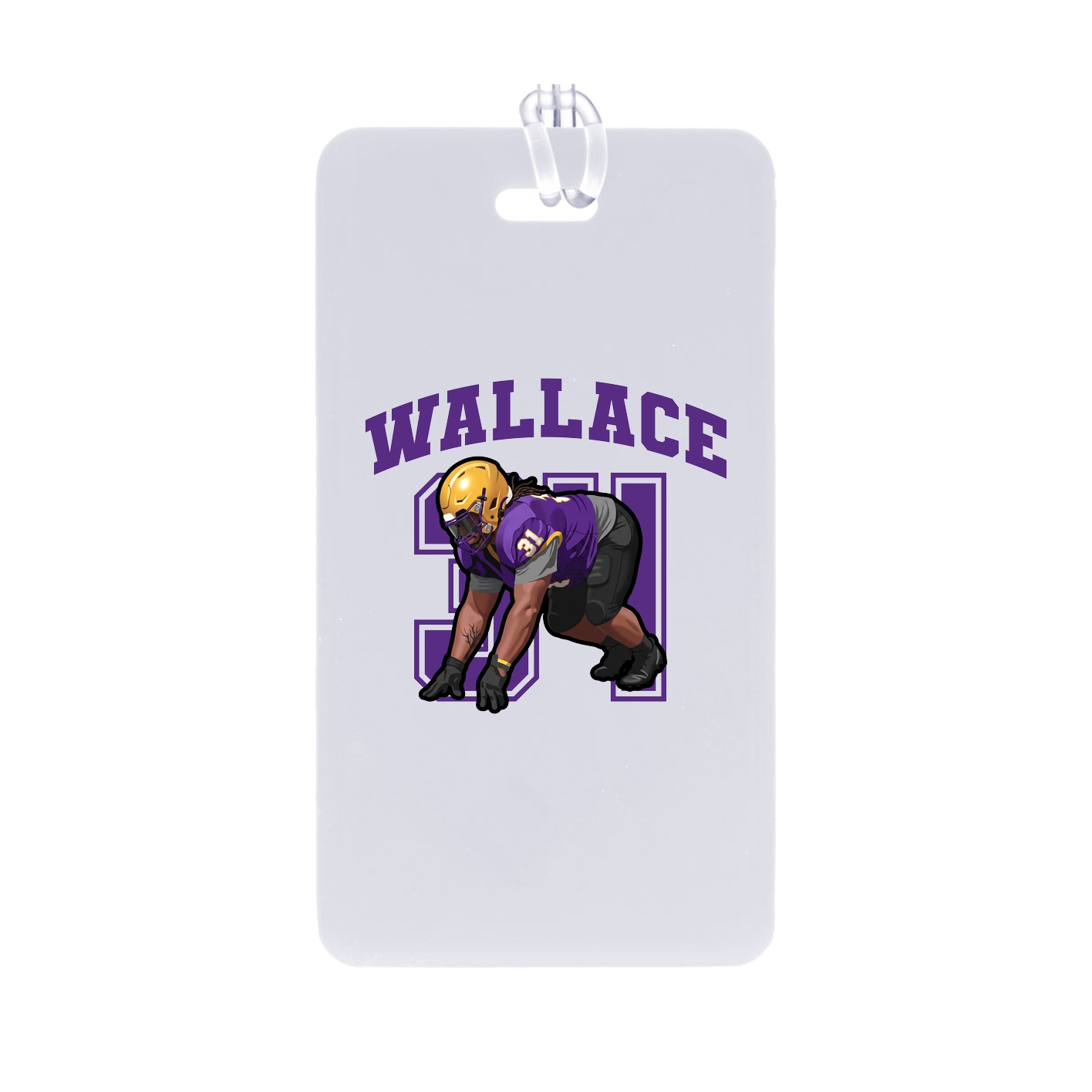 Bag Tag — Number in Classic