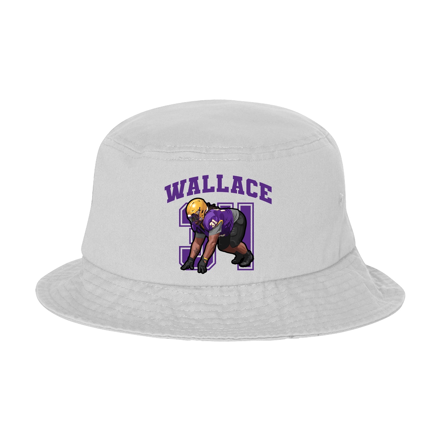 Bucket Cap — Number in White