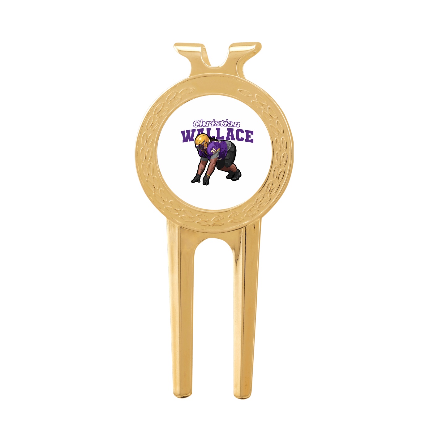 Divot Tool with Ball Marker — Name Arch in Classic