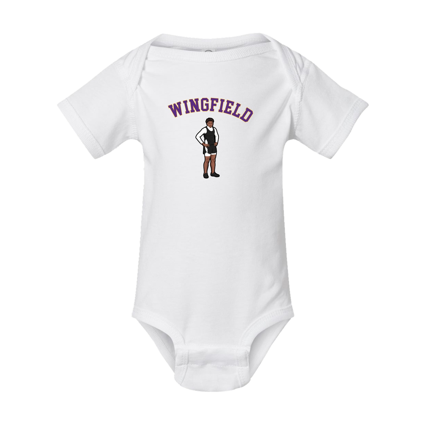 Baby Onesie — Shirsey Arch in White