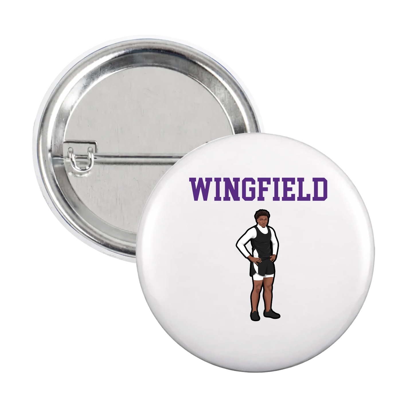 Game Day Button — Shirsey in White
