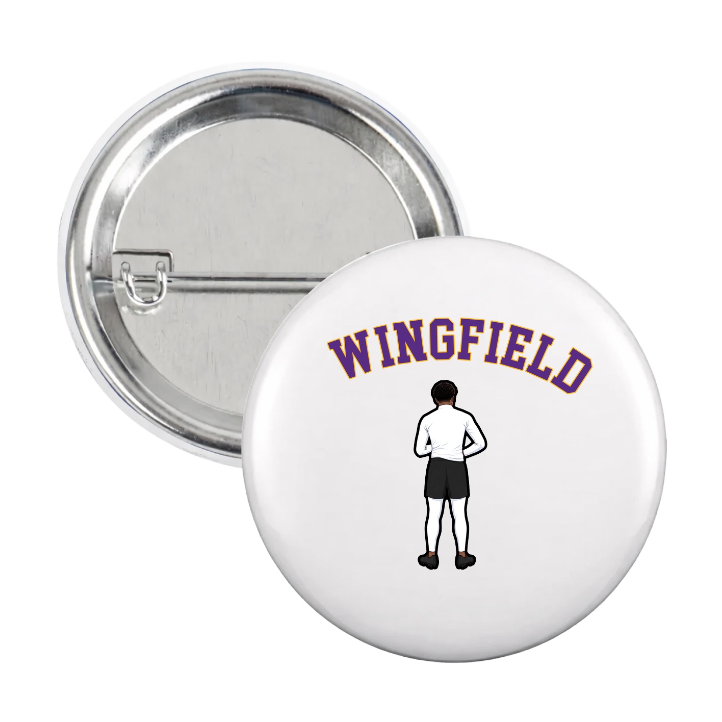 Game Day Button — Shirsey Arch in White