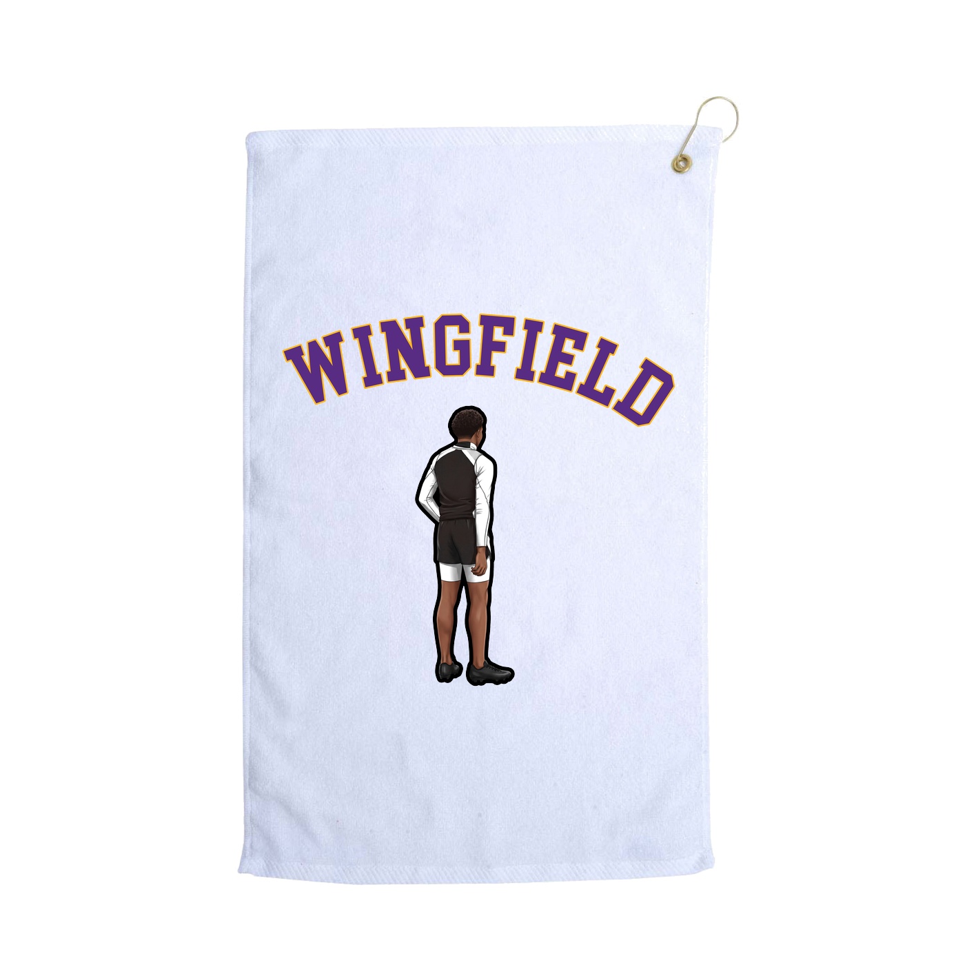 Golf Towel — Shirsey Arch in White