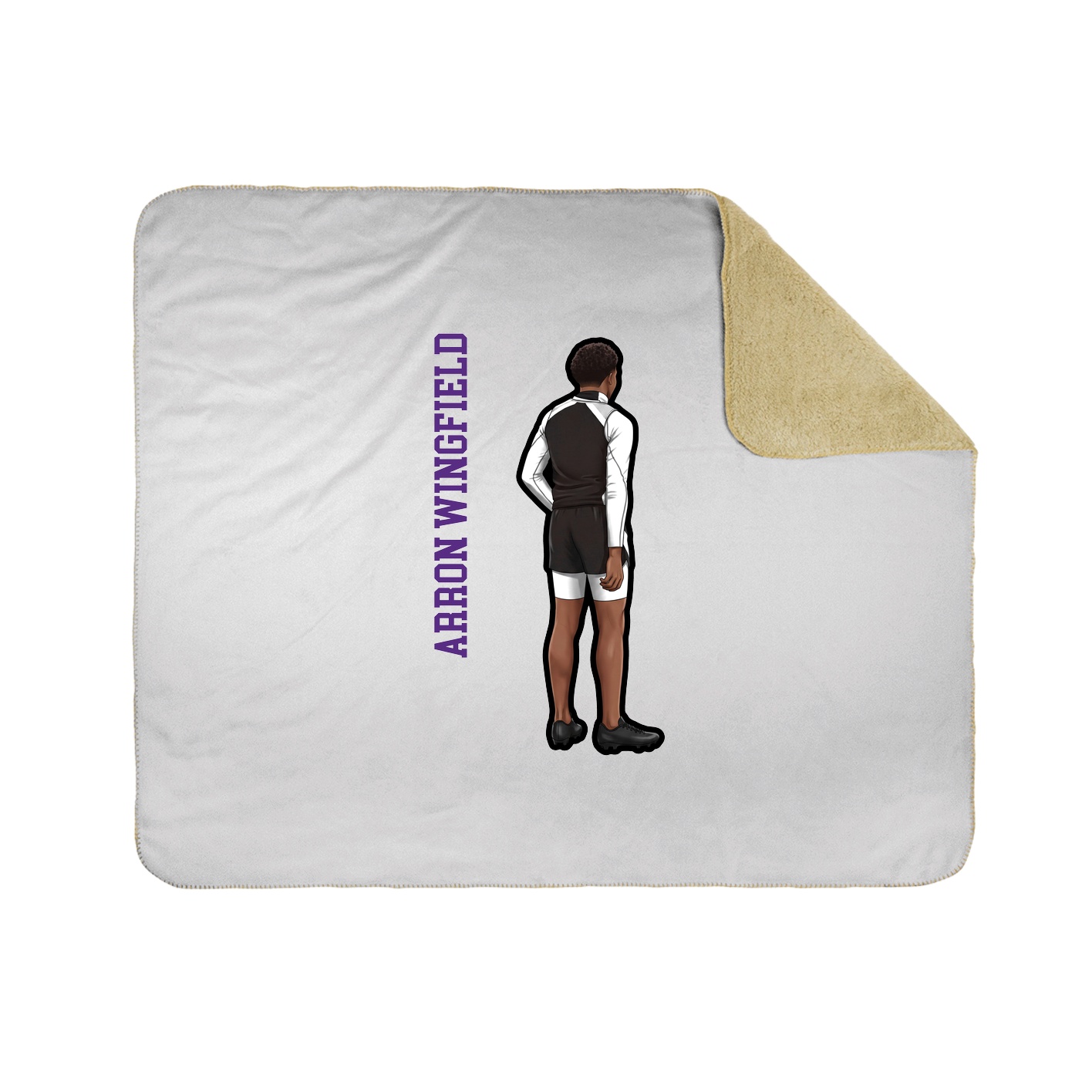 50x60 Sherpa Lined Throw Blanket
