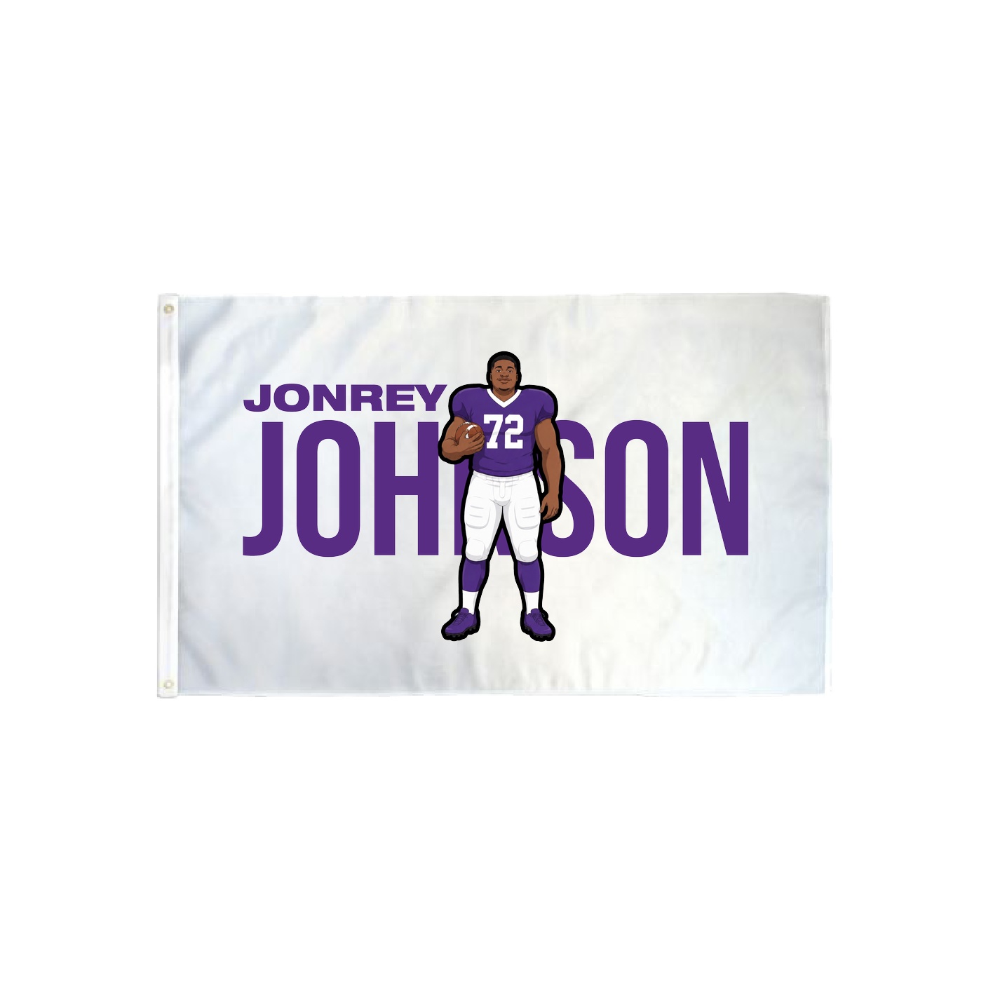 3x5 Flag — Player Name in Classic