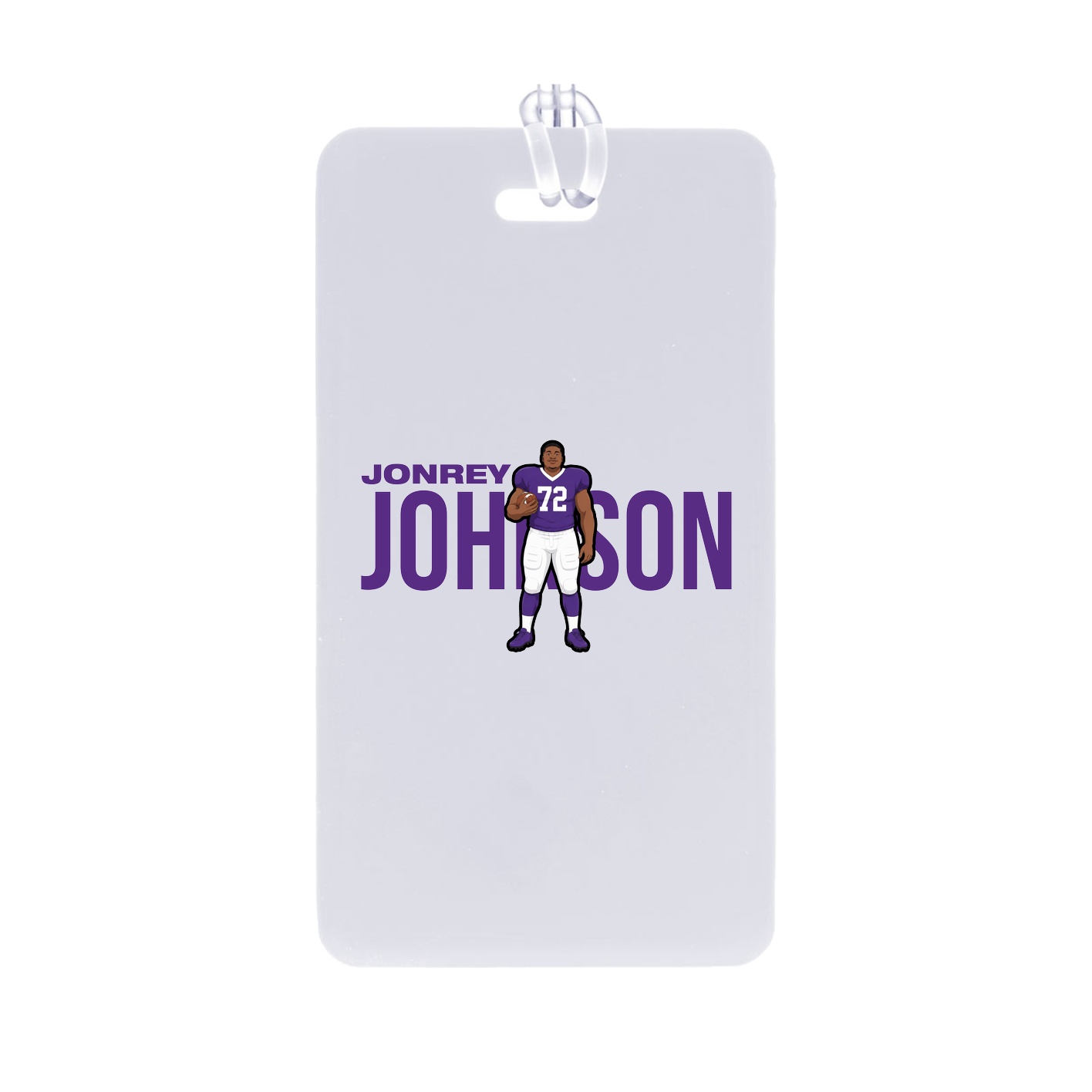 Bag Tag — Player Name in Classic