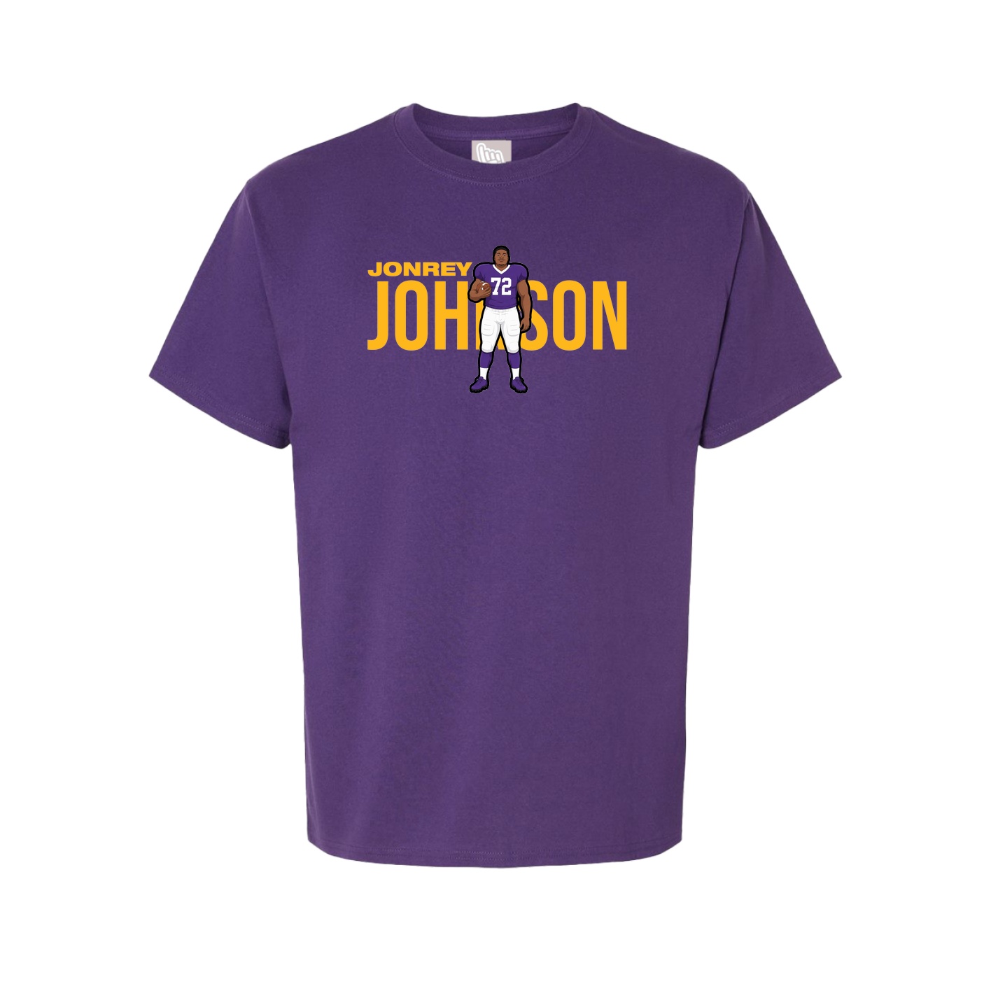 Youth Tee — Player Name in Purple