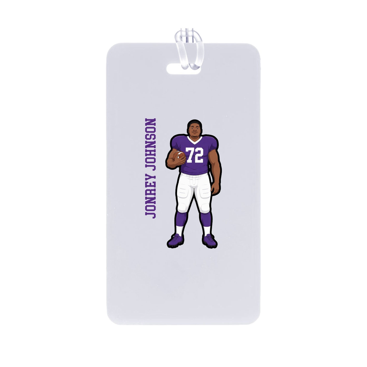 Bag Tag — Name Vertical in Classic