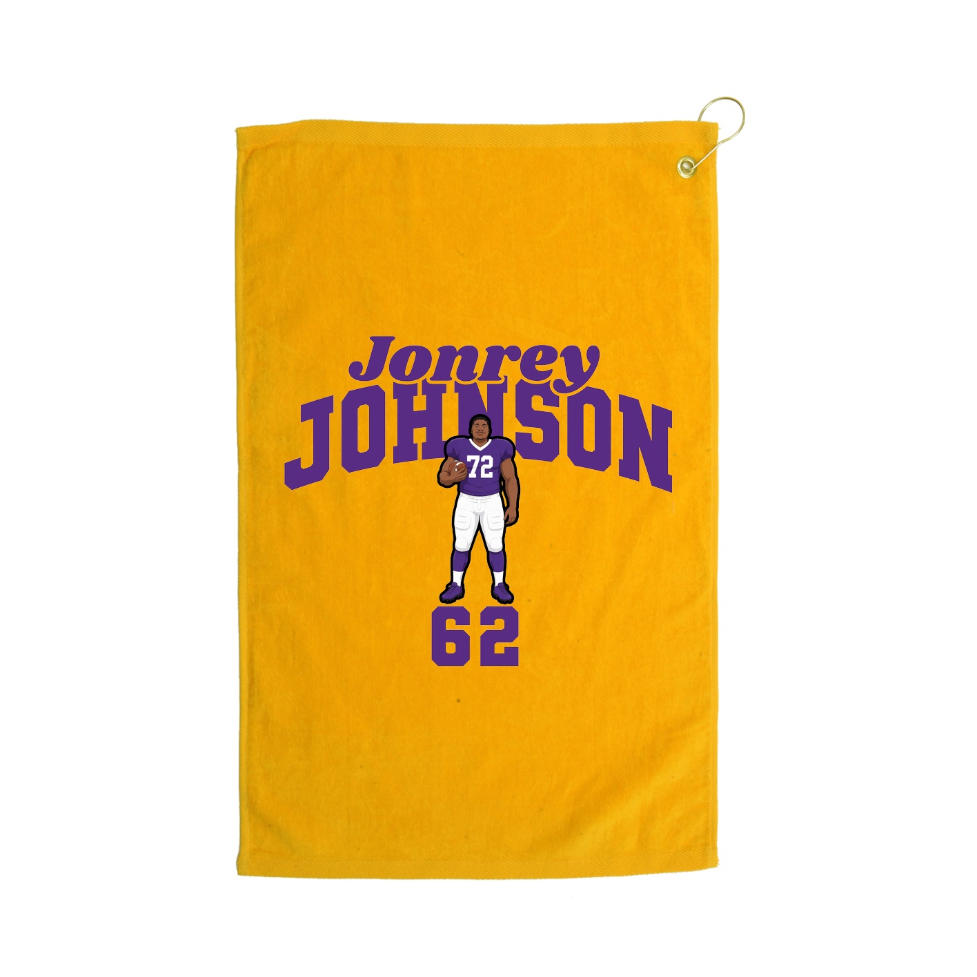Golf Towel — Signature Arch in Gold