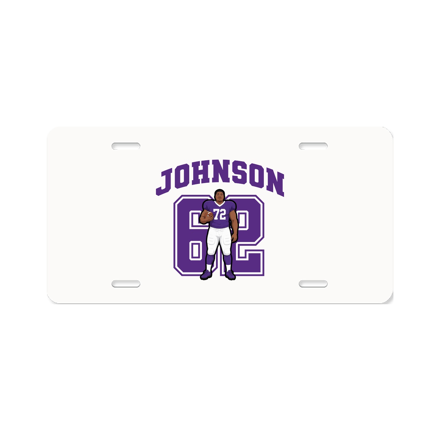License Plate — Number in Classic