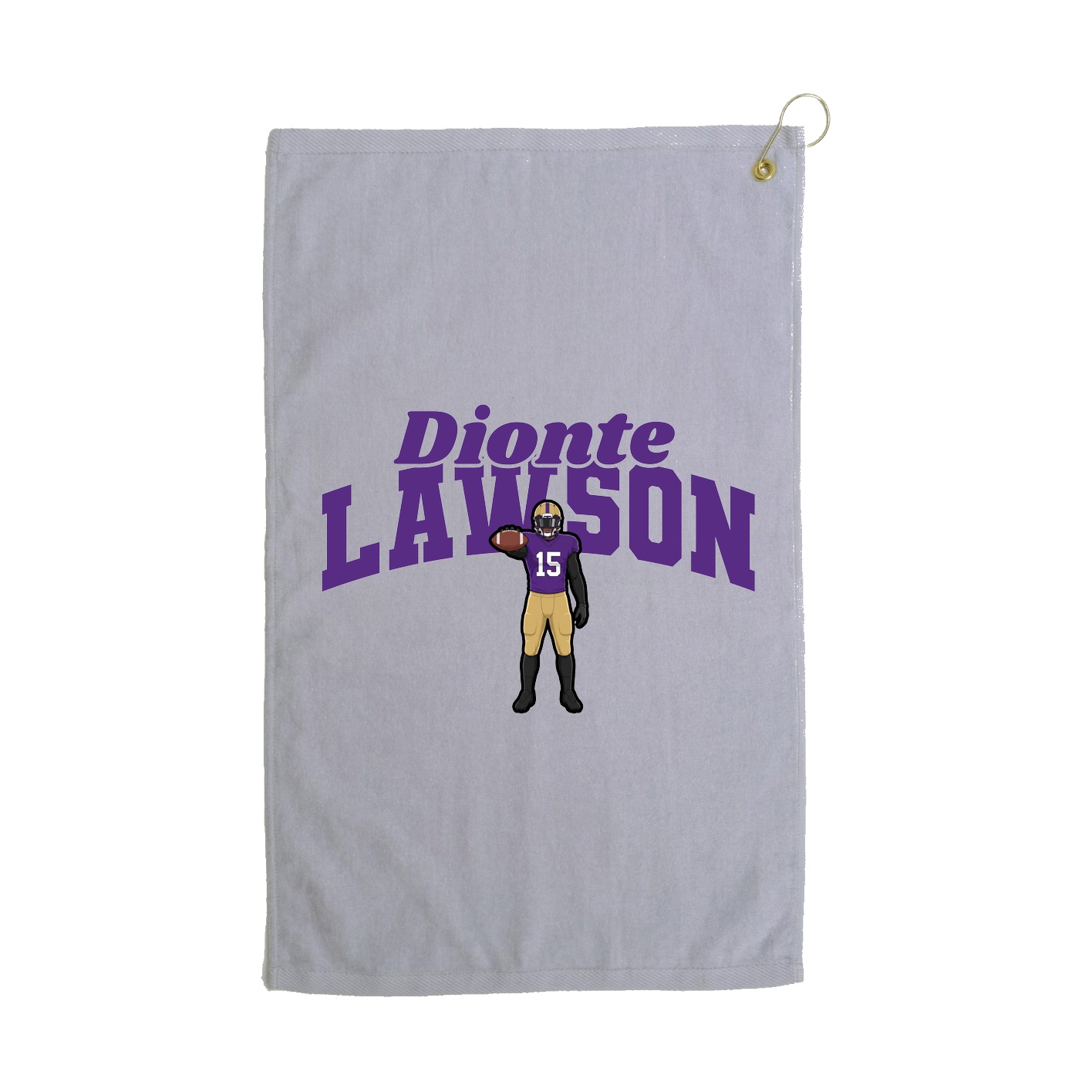 Golf Towel — Signature Arch in Grey