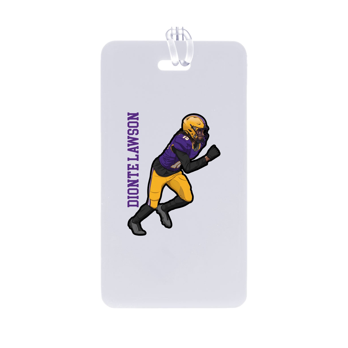 Bag Tag — Name Vertical in Classic