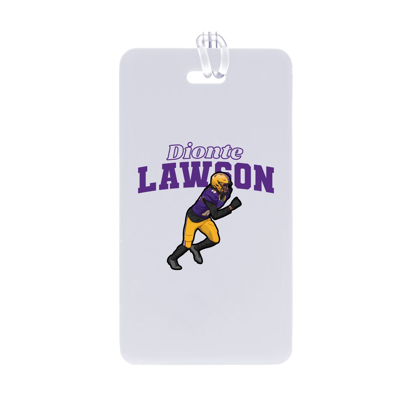 Bag Tag — Name Arch in Classic