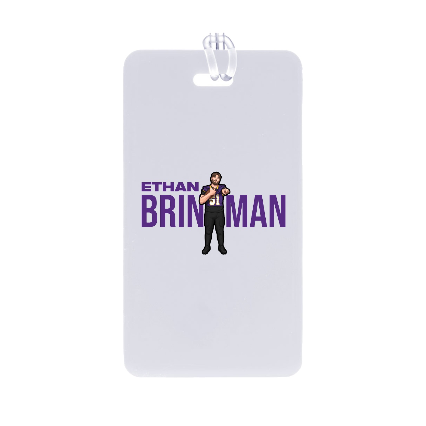 Bag Tag — Player Name in Classic