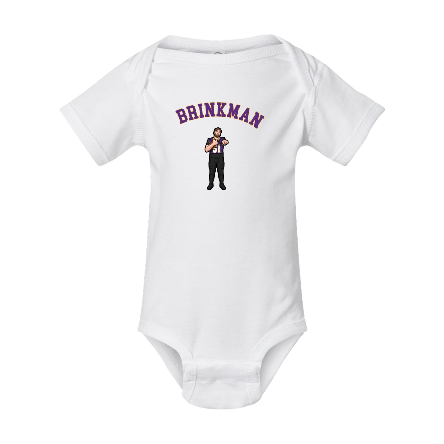 Baby Onesie — Shirsey Arch in White