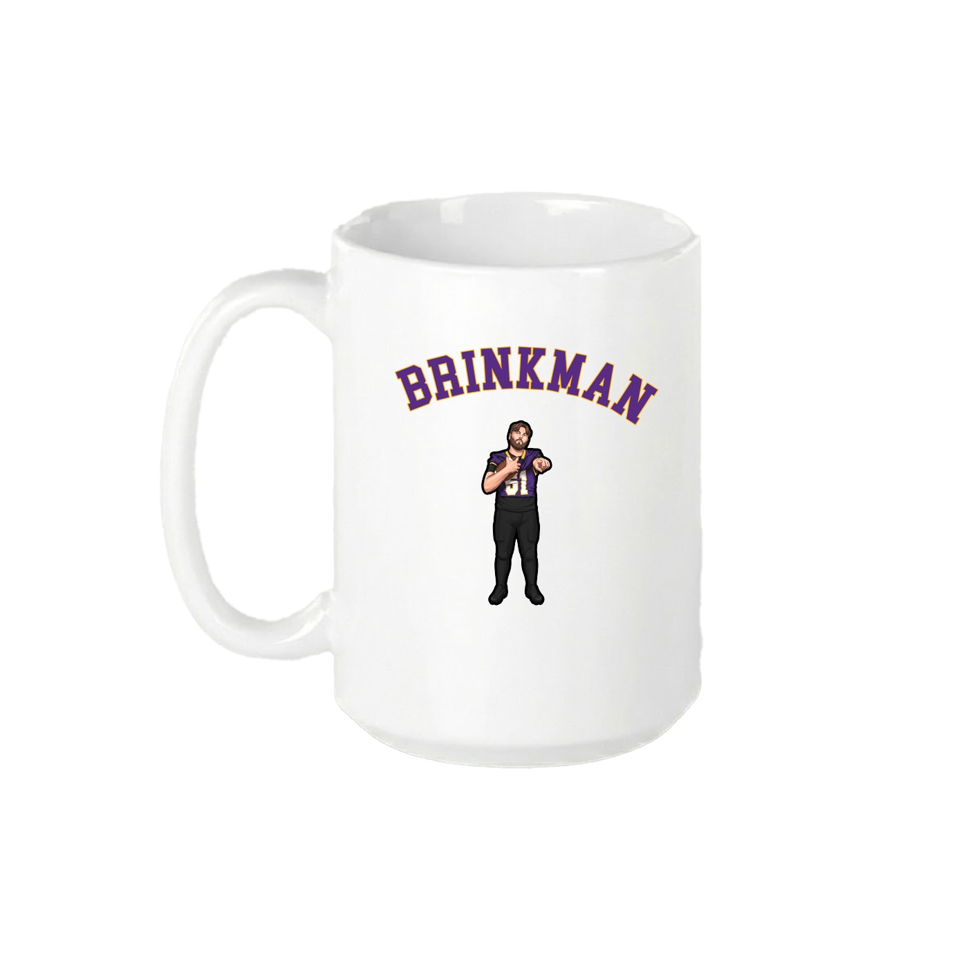 15oz Coffee Mug — Shirsey Arch in White