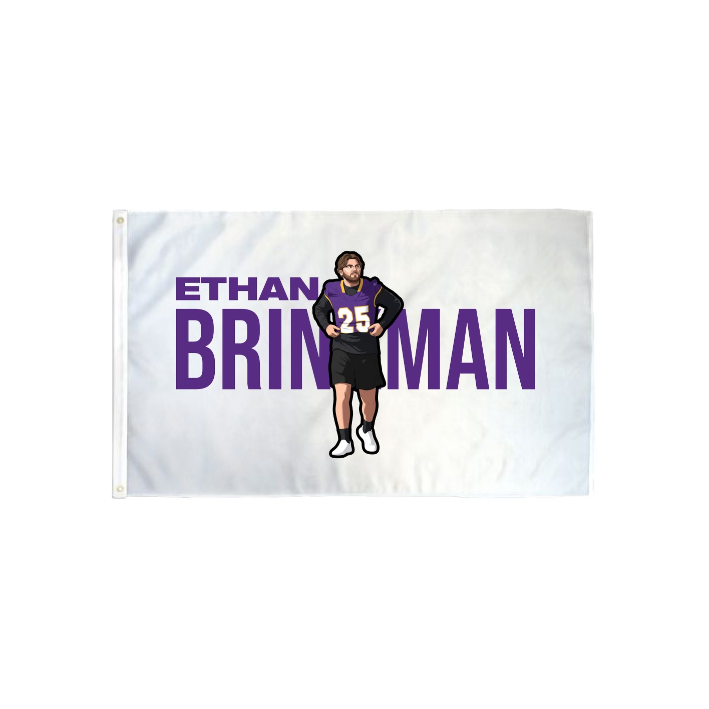 3x5 Flag — Player Name in Classic