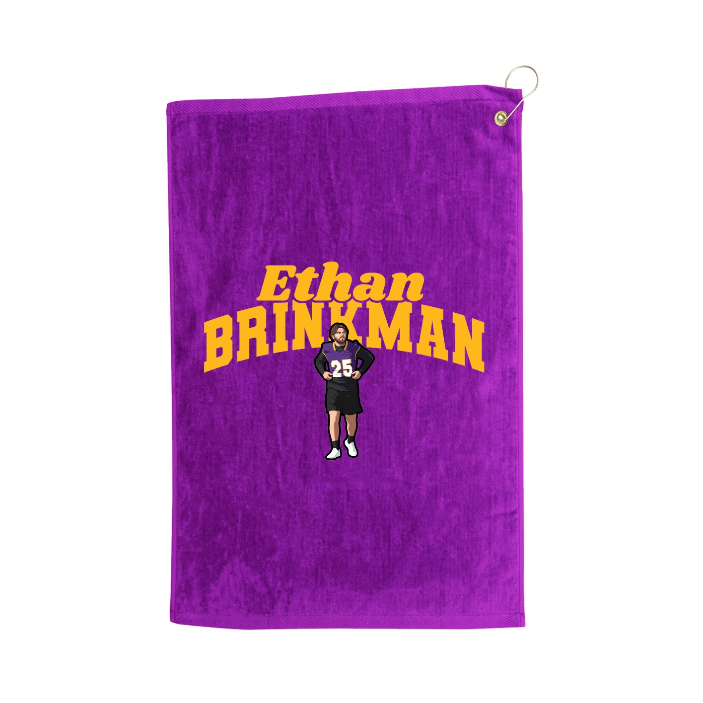 Golf Towel — Signature Arch in Purple