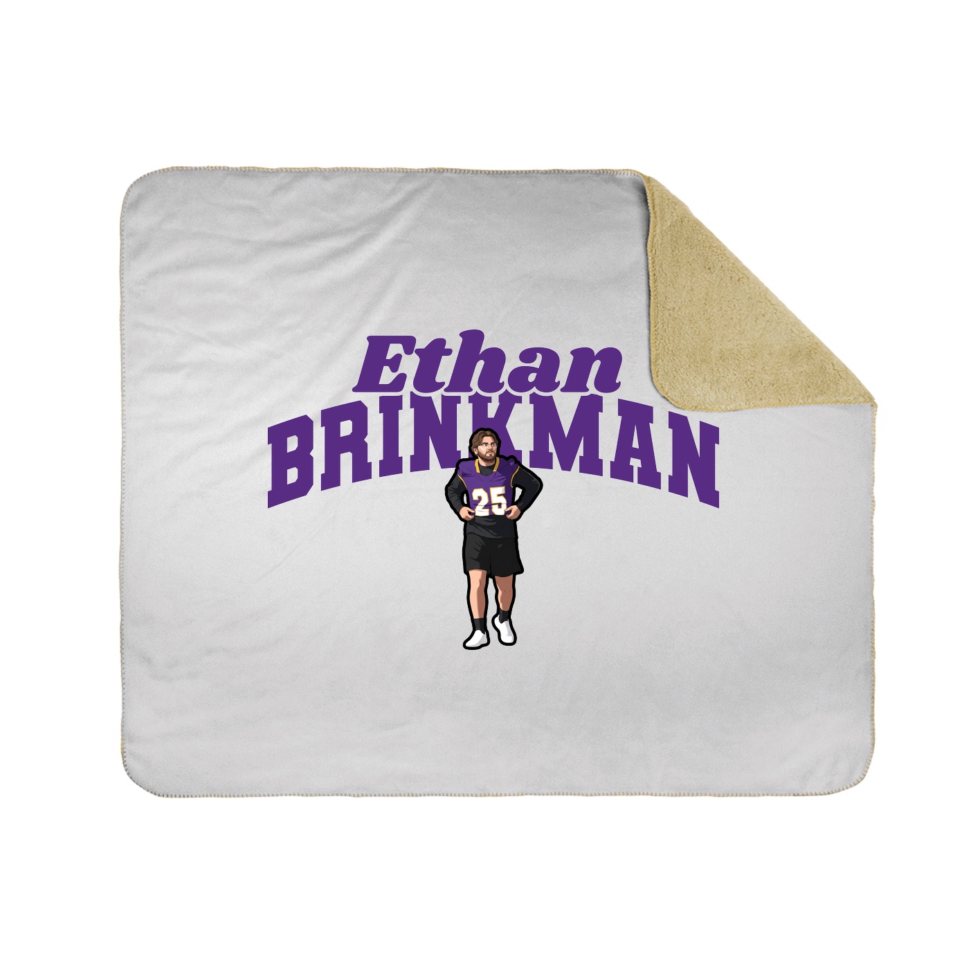 Throw Blanket — Signature Arch in White