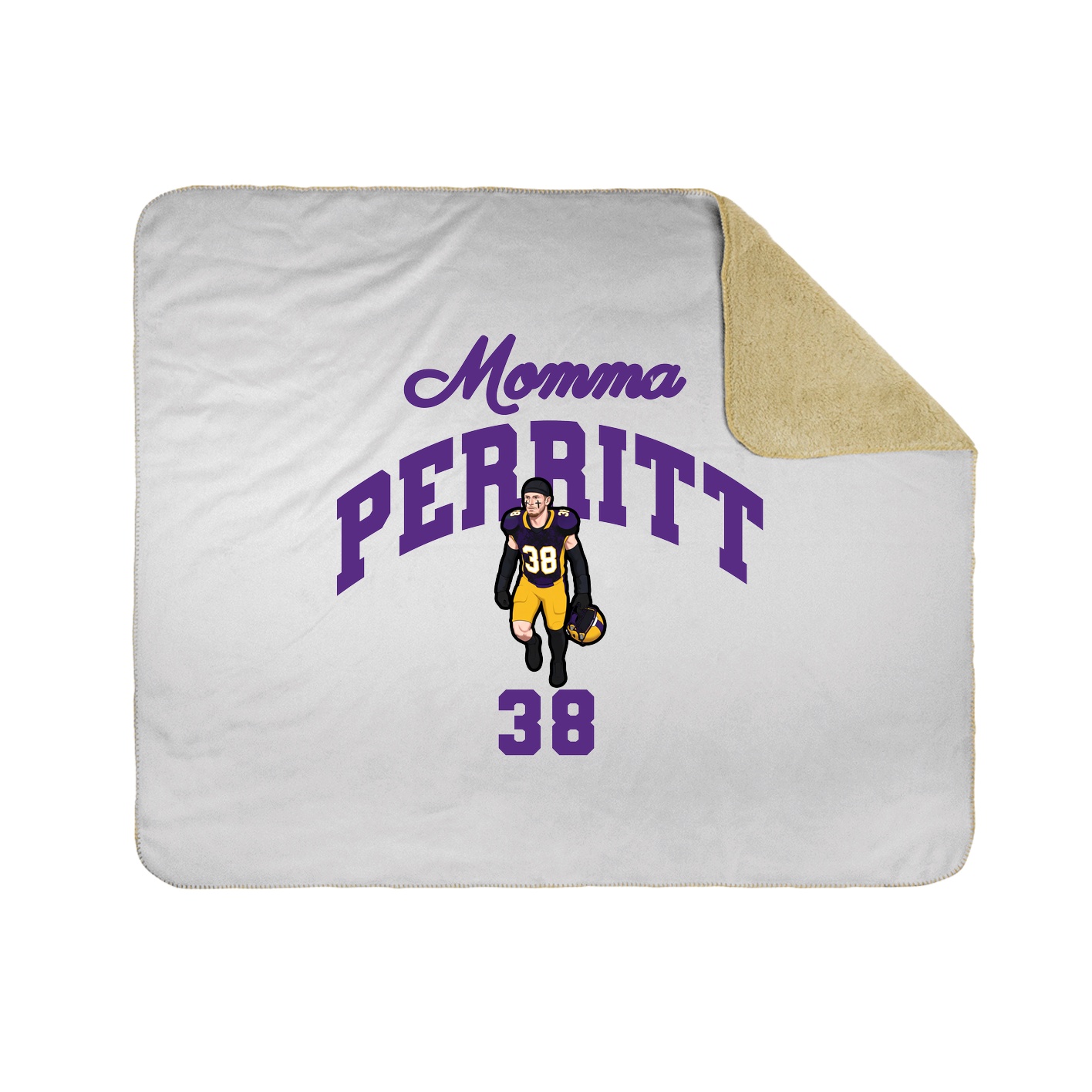 Throw Blanket — Mothers Day Arch in White